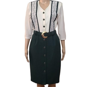 Vintage 80's Button up Dress